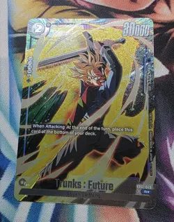 Trunks Holo Winner Card Dragon Ball Fusion World Tournament FB01-049 NM/M - Image 3