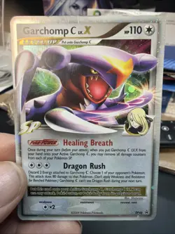 Pokemon TGC 2009 Garchomp C Lv.X DP46 Black Star Promo Holo Card Near Mint - Image 1