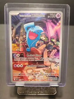 Team Rocket's Wobbuffet 203 Sv Scarlet & Violet Promo Cards Holo English Version - Image 1