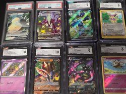 pokemon graded card lot PSA amd CGC 8 cards - Image 1