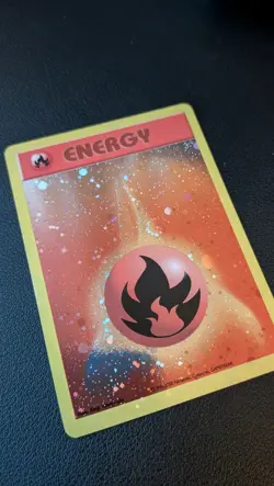 Fire Energy - Swirl- Pokemon League WOTC Promo - Holo Promo - Pokemon Card NM - Image 5