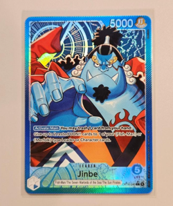 Jinbe OP14-040 Alternate Art Leader The Azure Sea's Seven One Piece MINT Card - Image 1