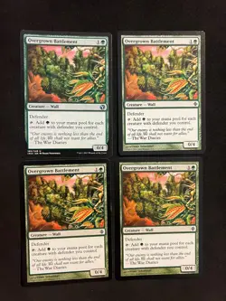 Overgrown Battlement x4 [Rise of the Eldrazi] Moderate Play Magic MTG Cards - Image 1