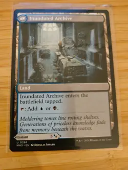MTG Waterlogged Teachings Inundated Archive Modern Horizons 3 M/NM Free UK P&P - Image 2