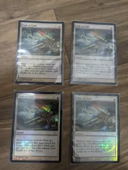 MTG DCI Promo 2009 Path to Exile x 4 WPN & Gateway Foil LP/NM Playset Rare Promo - Image 1
