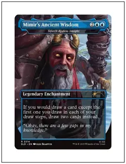 1x Mimir's Ancient Wisdom - Teferi's Ageless Insight, Secret Lair, Magic MTG NM - Image 2