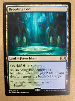 MTG 1x Breeding Pool # 244 Ravnica Allegiance Modern Magic the Gathering x1 NM - Image 1