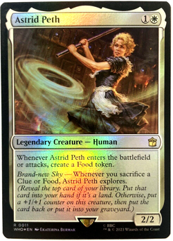 MTG Astrid Peth *FOIL* Doctor Who 0011 NM - Image 1