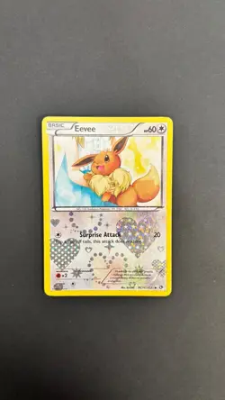Pokemon TCG Eevee Reverse Holo RC14/RC25 Legendary Treasures Card 2013 - Image 1