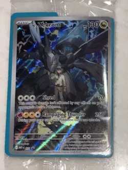 Pokemon N’s Zekrom Ascended Heroes Sealed 031 Black Star Promo TCG NM - Image 1
