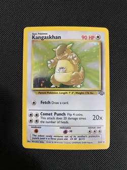 Pokemon Kangaskhan Jungle 5/64 - Holo Unlimited Vintage Holo Rare MP - Image 1