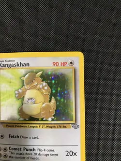 Pokemon Kangaskhan Jungle 5/64 - Holo Unlimited Vintage Holo Rare MP - Image 3