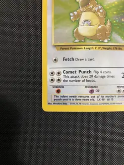 Pokemon Kangaskhan Jungle 5/64 - Holo Unlimited Vintage Holo Rare MP - Image 5