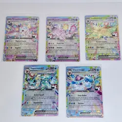 Pokemon TCG Eevee Evolutions Prize Pack Series 7 EX Cards MINT - Image 1