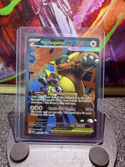 Pokemon Mega Kangaskhan EX 164/132 Me01: Mega Evolution Full Art Ultra Rare Holo - Image 1