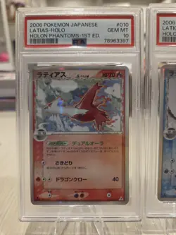 2006 Pokemon Holon Phantoms JP 1st Ed. Latias & Latios PSA 10 Set [Low Pop] - Image 2