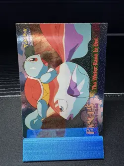 1999 Topps Pokemon Pikachu's Vacation #47 The Water Race Is On Holo Foil - Image 2