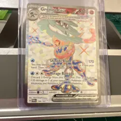 Pokemon Greninja EX 198/167 Sv06 Twilight Masquerade Full Art Ultra Rare Holo - Image 1