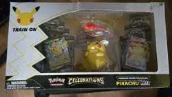 Pokemon TCG 25 Celebrations Premium Figure Collection Pikachu VMAX Box TEAR 820650809408 - Image 1