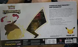 Pokemon TCG 25 Celebrations Premium Figure Collection Pikachu VMAX Box TEAR 820650809408 - Image 3