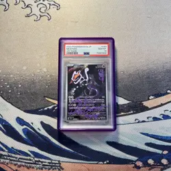 Jay Geode Signed & Sketched Pokemon SV2a JP #183 Mewtwo Art Rare PSA 10 READ - Image 1