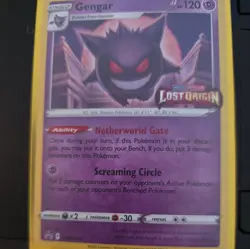 Pokemon Gengar - SWSH241 - Black Star Promo - Lost Origin Prerelease STAMP NM 05 - Image 2