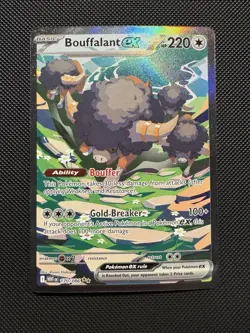 Pokemon TCG Bouffalant ex 170/086 SV: White Flare Special Illustration Rare NM - Image 1