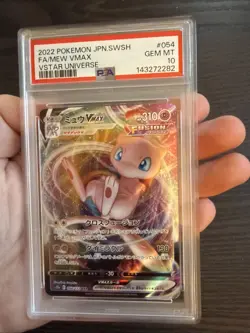 Mew VMAX 054 Full Art 2022 Pokemon Japanese VSTAR Universe PSA 10 Gem Mint - Image 3