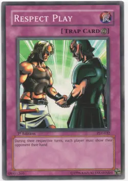 Respect Play 1st Edition Common PSV-032 Lightly Played Yu-Gi-Oh - Image 1