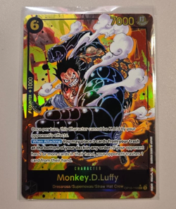 One Piece MONKEY.D.LUFFY Sec Royal Blood Alt Art OP10-118 Parallel English Luffy - Image 1