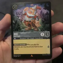 Doc - Bold Knight - 193/204 - Shimmering Skies Disney Lorcana - Image 1