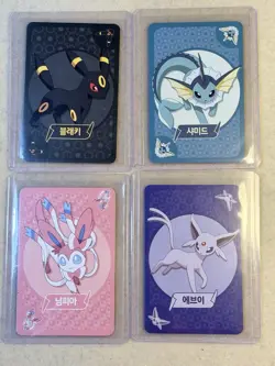 Pokemon Eevee Point Salad Deck Cards Korean 4 Card Lot Excellent Condition ￼ - Image 1