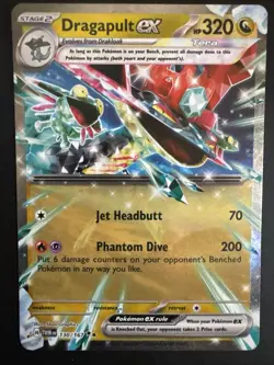 Pokemon TCG Dragapult EX Sv06: Twilight Masquerade Holo Double Rare Card 130/167 - Image 1