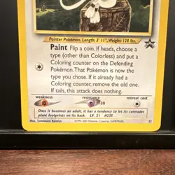 Pokemon Smeargle 32 Promo Basic Painter 40 HP Nintendo English 2001 Card - Image 3