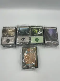 Lot Of 400 Basic Land Cards Magic The Gathering Brand New - Image 1