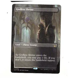 GODLESS SHRINE BORDERLESS Dominaria Remastered MTG Out-of-Pack QUALITY - Image 1