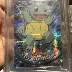 Squirtle TEKNO Refractor #7 2000 Topps Chrome Pokemon TV Series 1 HGA 8.5 🔥 🔥 - Image 3