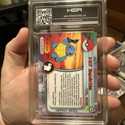 Squirtle TEKNO Refractor #7 2000 Topps Chrome Pokemon TV Series 1 HGA 8.5 🔥 🔥 - Image 4