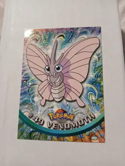 Pokemon Vintage Topps Venomoth #49 Rare LP Blue Label English Non-Holo - Image 1