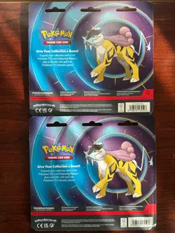 2x Pokemon Mega Evolution & Phantasmal Flames 2-Pack Blister Raikou - Sealed!! - Image 2