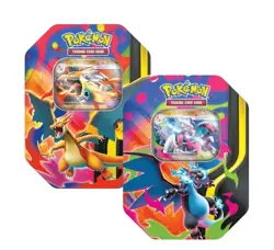 Pokemon TCG Mega Charizard X & Y EX Tins New And Sealed - Set of 2 - Image 2