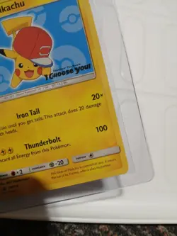 Pokemon Ash's Pikachu SM114 Black Star Promo I Choose You SM114 - Image 2
