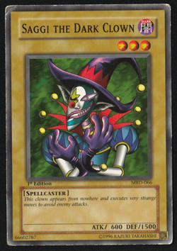 Saggi the Dark Clown [1st Edition] MRD-066 - YuGiOh Metal Raiders Set - Image 1