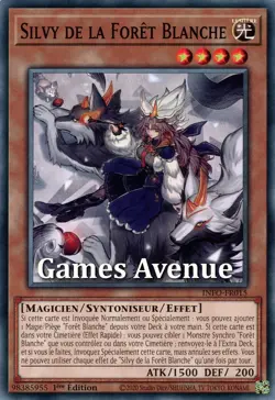 Yu-Gi-Oh ! Silvy de la Foret Blanche INFO-FR015 VF/COMMUNE - Image 1