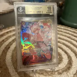 One Piece CCG Monkey.D.Luffy Awakening of the New Era SEC OP05-119 BGS 10 - Image 1