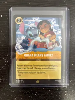 Disney Lorcana TCG Ohana Means Family 32/204 Winterspell - Image 1