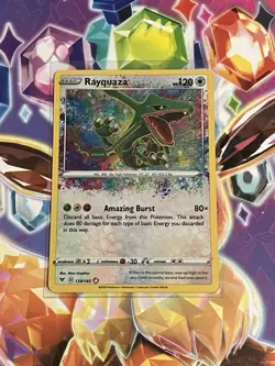 Pokemon Rayquaza Card 138/185 Vivid Voltage, Near Mint/Mint (NM-M) - Image 1