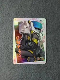 UMP45 Frontline Goddess Story NS-2M16SCR-01 WAIFU ANIME CARD - Image 1