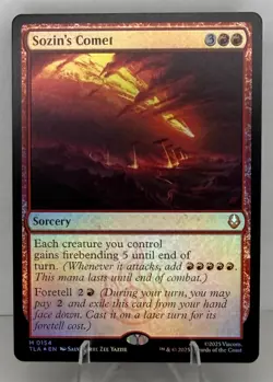 MTG TLA-0154 Sozin's Comet - Avatar: The Last Airbender Foil Mythic Rare - Image 1