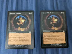 2x Cover of Darkness Onslaught LP Rare MAGIC MTG - Image 1